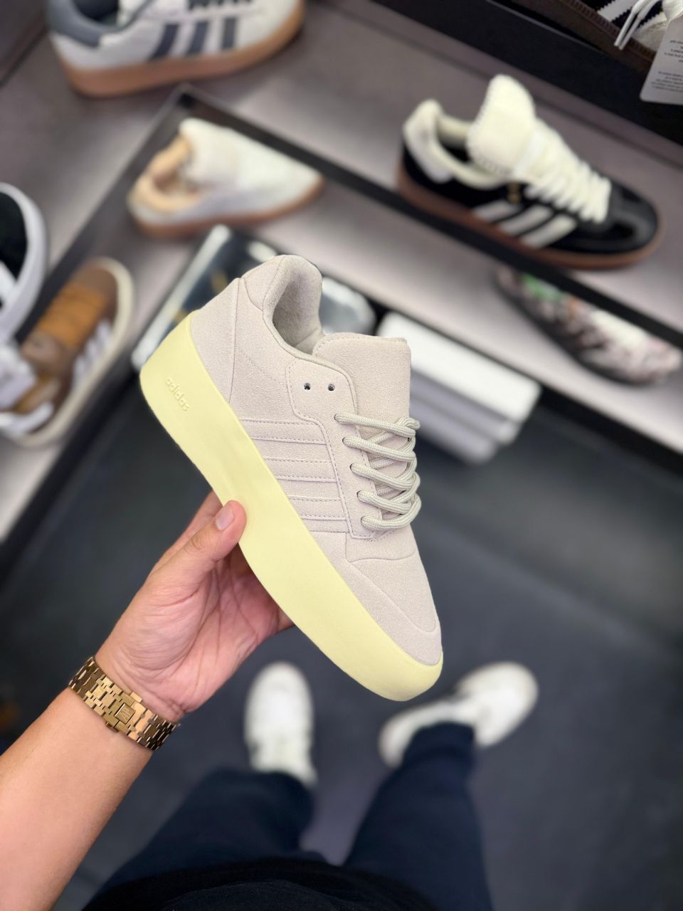 ADDIDAS FEAR OF GOD LOW WHITE